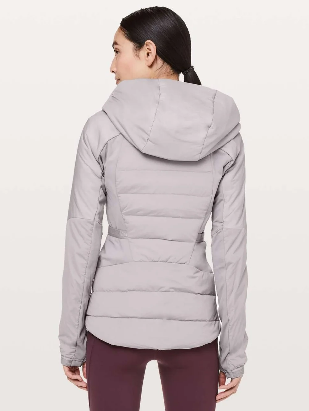 Lululemon Down For It All Jacket Dark Chrome Women's Size 8 Active